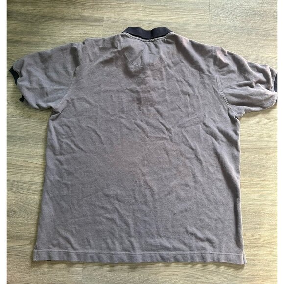 Vintage WOOLRICH Collar Shirt X-Large 3-Button Gray Short Sleeves 100% Cotton - Picture 5 of 5